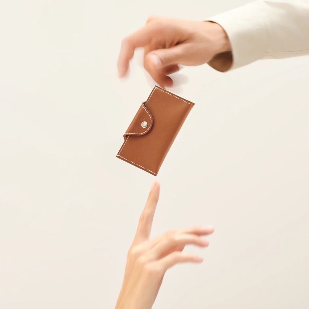 Hermes Iliade Barenia Calfskin Card Holder